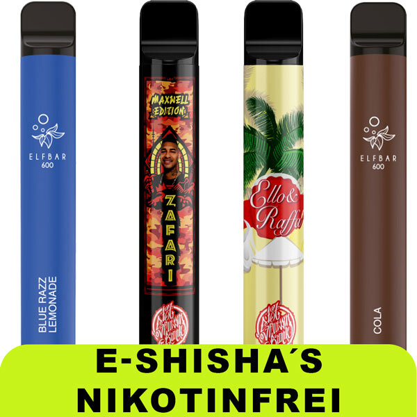 E-Shisha ohne Nikotin