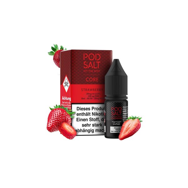 Pod Salt - Strawberry 10 ml - 20 mg/ml