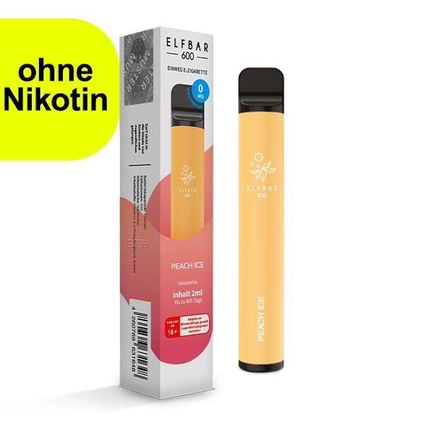 Elf Bar 600 - Peach Ice 0mg