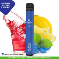 Elf Bar 600 - Blue Raspberry Lemonade 20mg/ml