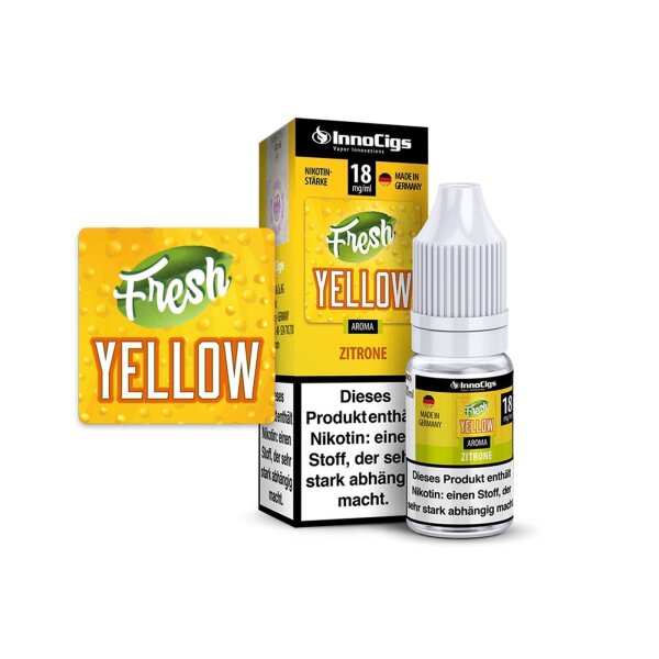 Innocigs Liquid 10ml - 0mg Fresh Yellow Zitrone