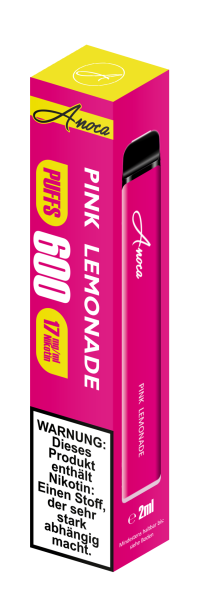 Anoca Vape 600 - Pink Lemonade