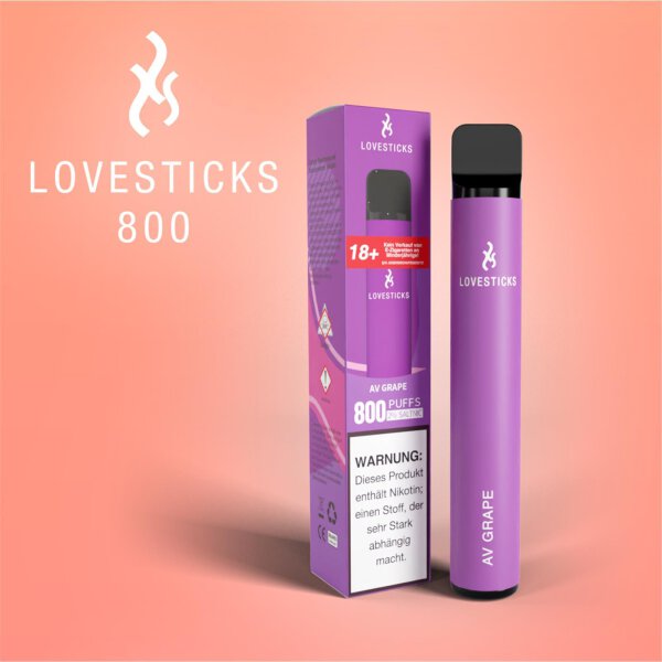 Lovesticks 800 - AV Grapes 20mg/ml