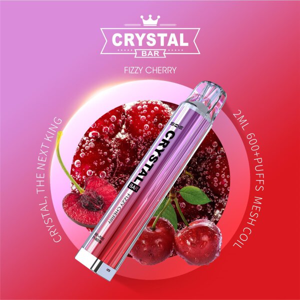 SKE Crystal Bar 600 - 2mg Fizzy Cherry