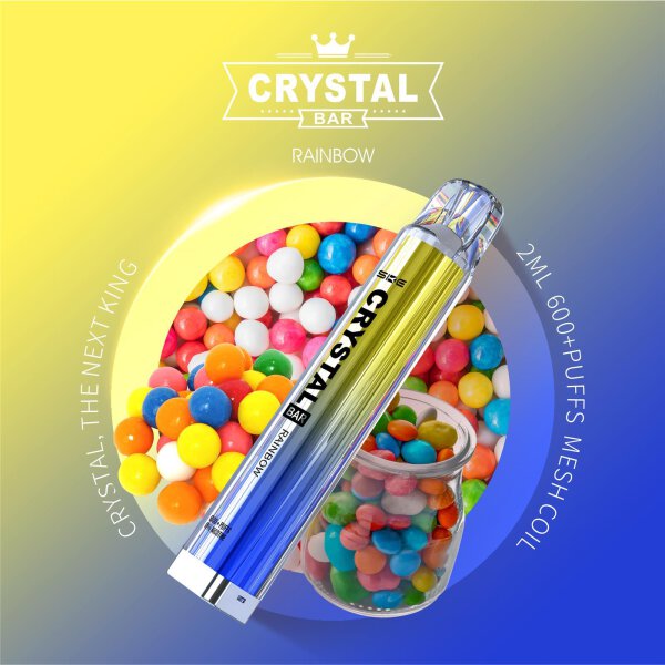 SKE Crystal Bar 600 - 2mg Rainbow