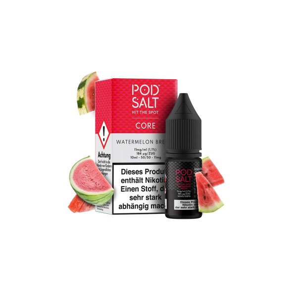 Pod Salt - Watermelon Breeze - Nikotinsalz Liquid 11 mg/ml