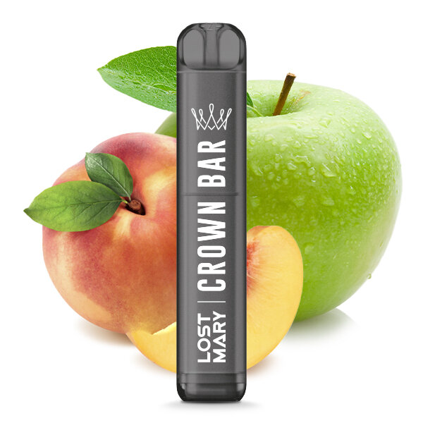 Crown Bar 20mg - Peach Green Apple 600