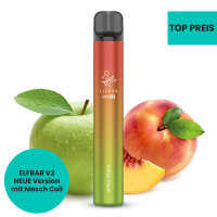 Elf Bar 600 V2 - Apple Peach 20 mg/ml 10er Packung