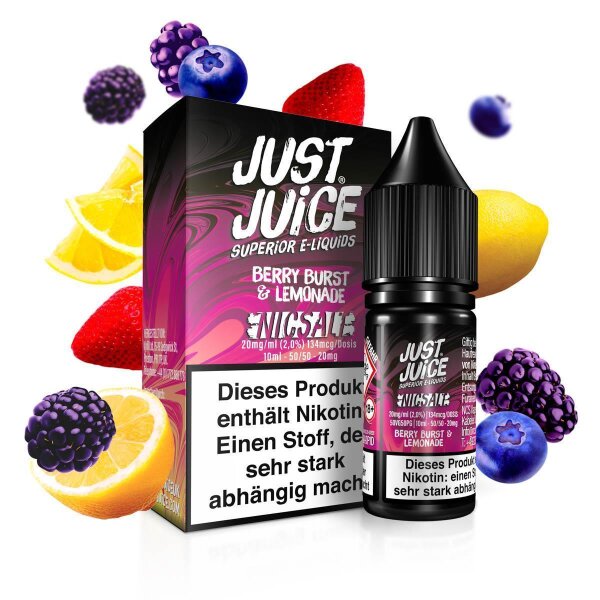 Just Juice Fusion Berry Burst & Lemonade 20mg/ml