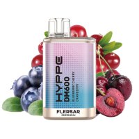 Flerbar Hyppe DM600 20mg - Blueberry Cherry Cranberry