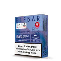 Elf Bar Elfa Pod 20mg - Blueberry BG (2 Stück Pro...