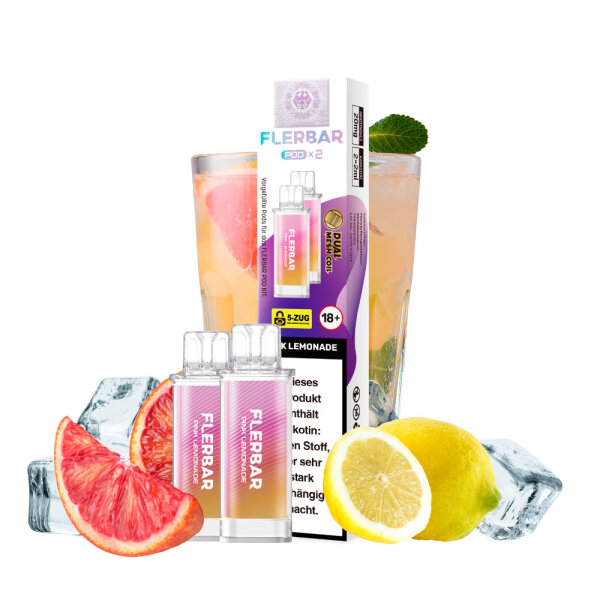 Flerbar Pod - Pink Lemonade 20mg (2x pro Packung)
