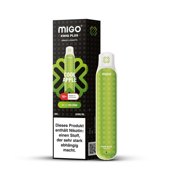 Migo Einweg E-Shisha Cool Apple 20mg