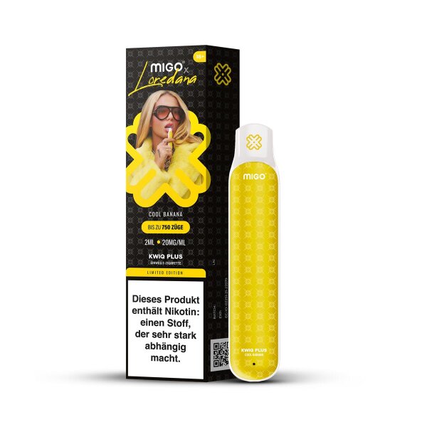 migos vape Migo x Loredana Einweg E-Shisha Cool Banana 20mg