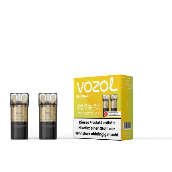 Vozol Switch Pro Pod - Banana Ice 20mg (2x pro Packung)