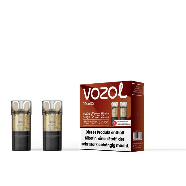Vozol Switch Pro Pod - Cola Ice 20mg (2x pro Packung)