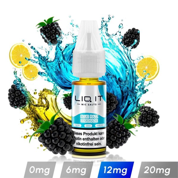 LIQ IT Liquid - Blue Razz Lemonade 12mg