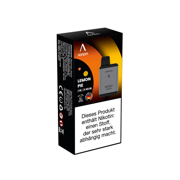 Adalya AD800 Einweg Vape - Lemon Pie 20mg