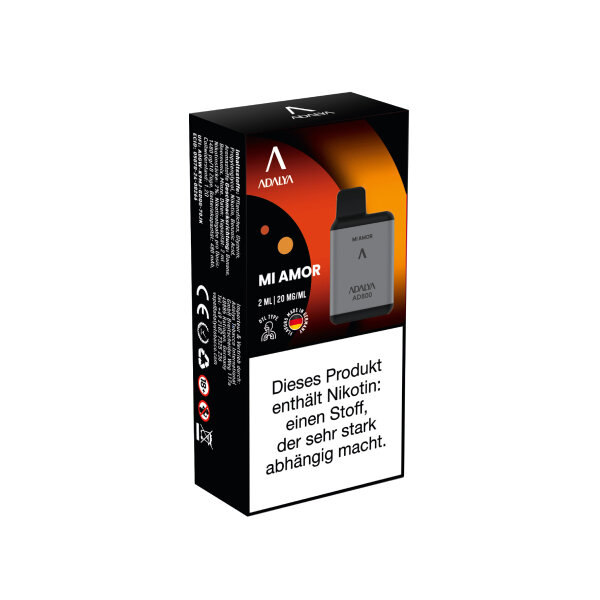 Adalya AD800 Einweg Vape - Mi Amor 20mg