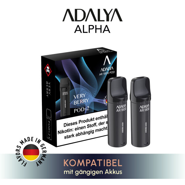 Adalya Alpha Pod - Very Berry 20mg (2er Pack)