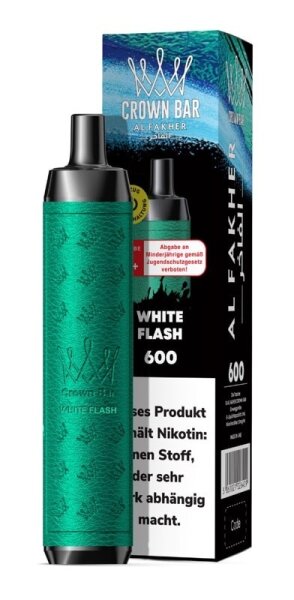 Al Fakher Vape Crown Bar 600 - White Flash 20mg