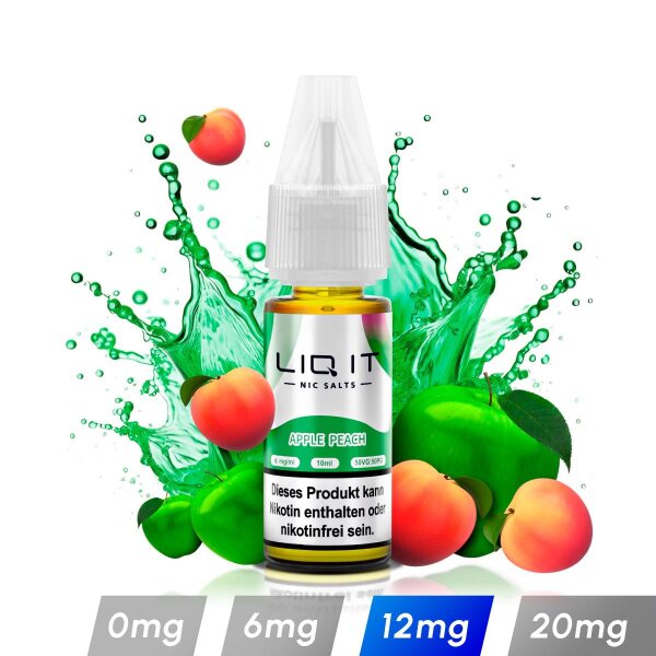 LIQ IT Liquid - Apple Peach 12mg