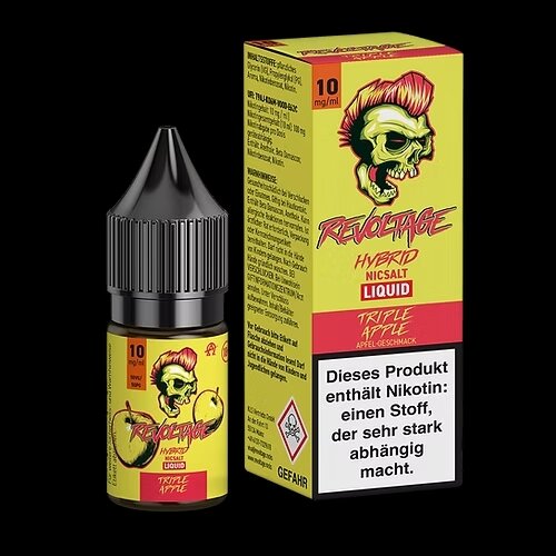 Revoltage Liquid 10ml Triple Apple 10mg