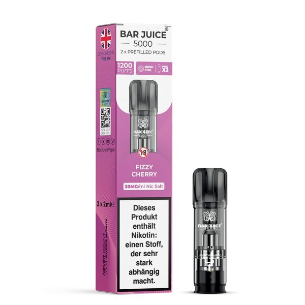 Bar Juice Pods Fizzy Cherry 20mg (2er Pack)