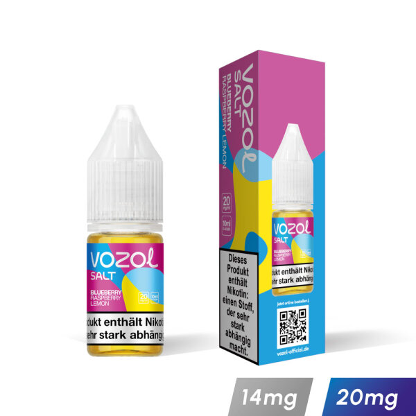 Vozol Liquid Blueberry Raspberry Lemon 20mg