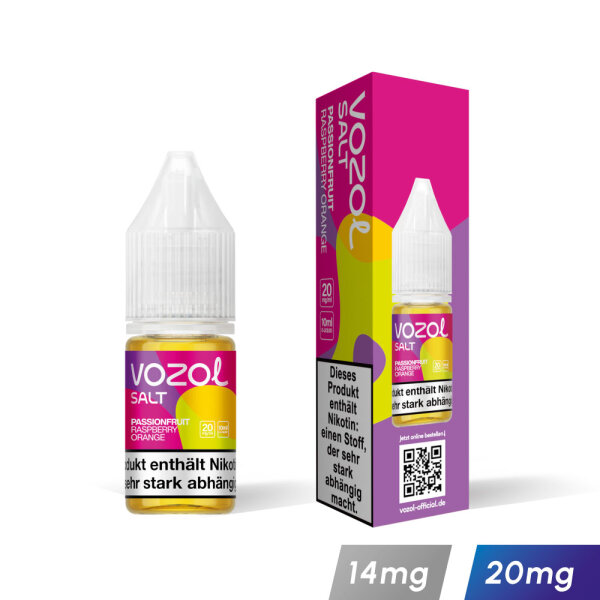 Vozol Liquid Passionfruit Raspberry Orange 20mg