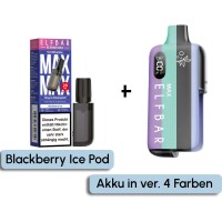 Elfbar Max Pod Blackberry Ice 10ml + Akku