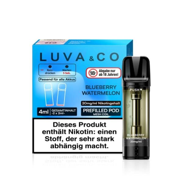 Luva & Co Pods - Blueberry Watermelon 20mg (2 Pods)
