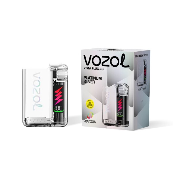 Vozol Vista Plug Akku - Platinum Silver