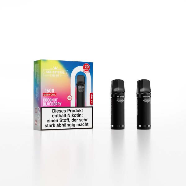 SKE Crystal Pro 800 Pod Coconut Blueberry (2er Pack)
