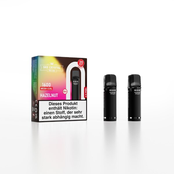SKE Crystal Pro 800 Pod Hazelnut (2er Pack)