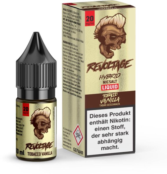 Revoltage Liquid 10ml Tobacco Vanilla 20mg