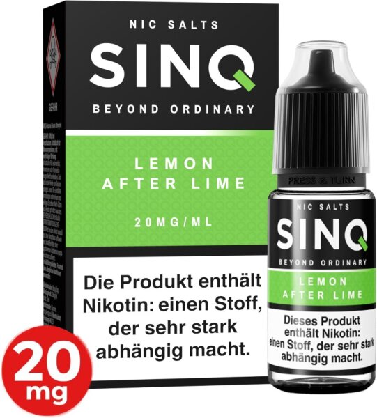 SINQ Liquid Lemon After Lime 20mg/ml