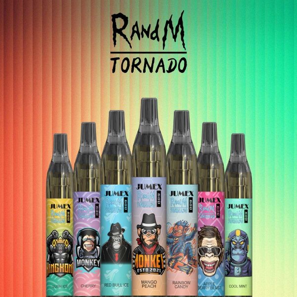 RandM Tornado 600 - Alle Sorten 20mg