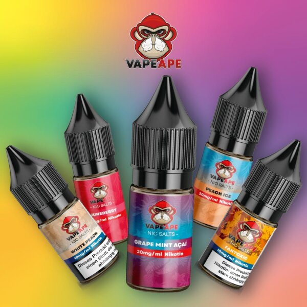 VapeApe Liquid - Alle Sorten (10mg & 20mg)