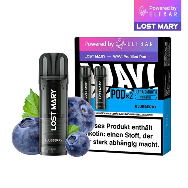 Lost Mary Wavi - Blueberry 20mg (2er Pack)