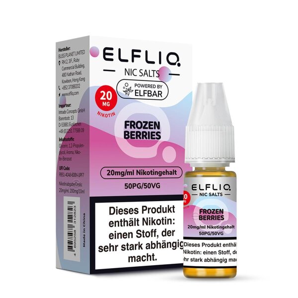ELFBAR ELFLIQ 10ml - Frozen Berries Nikotinsalz 20mg