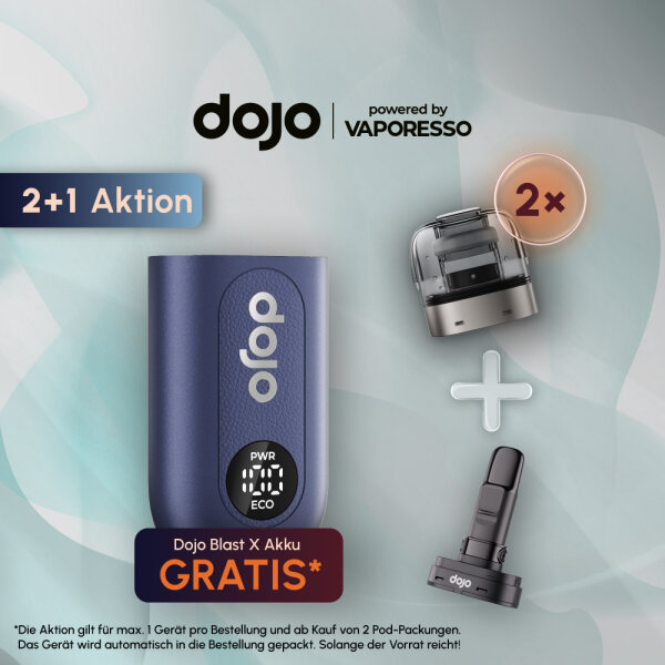 Dojo Blast X Pod 10ml (inkl. Verdampfer) - Alle Sorten