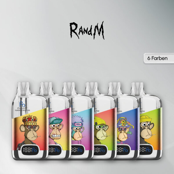 RandM Tornado Digital Box 12000 - Alle Farben