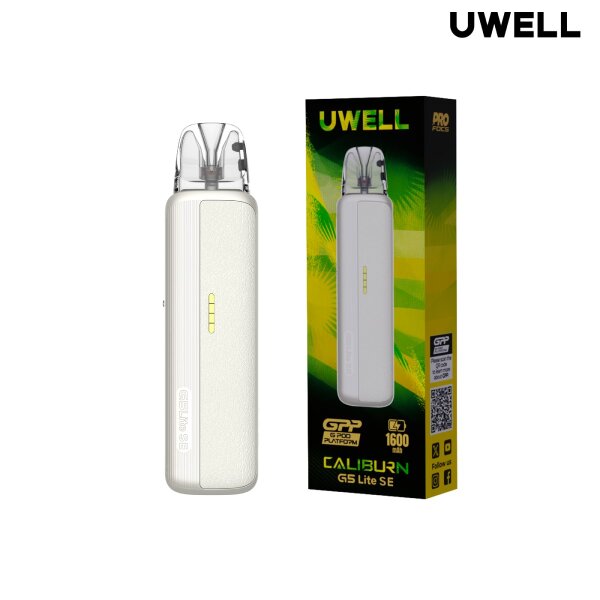 Uwell Caliburn G5 Lite SE Kit - White Leather
